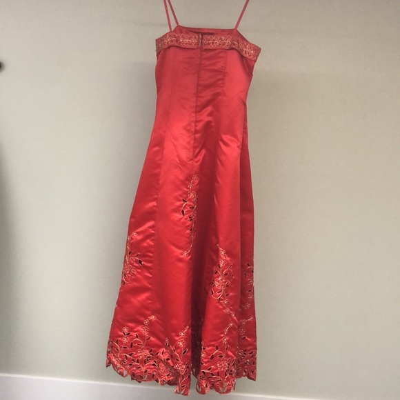 Red Party Dress - Picture 3 of 5